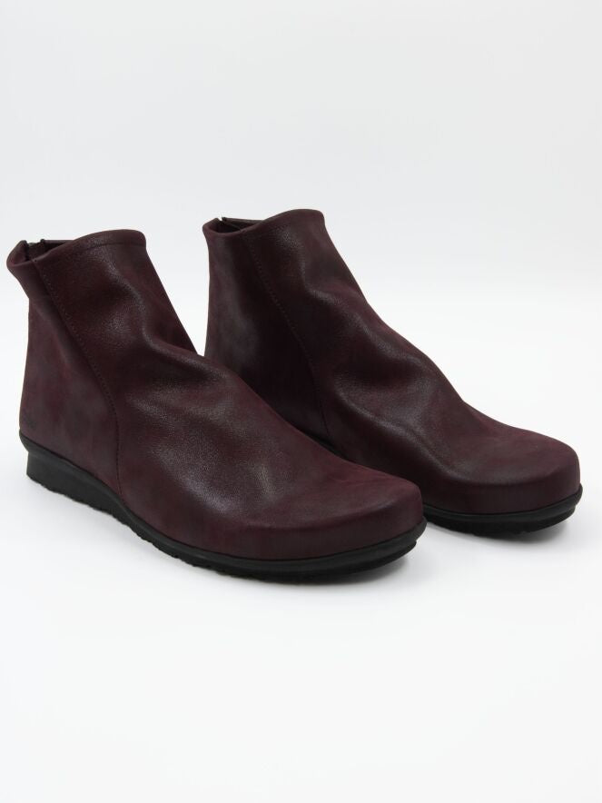 Arche Μποτάκια Αστραγάλου Baryky - Μεταλιζέ Μπορντό - Chic & Simple