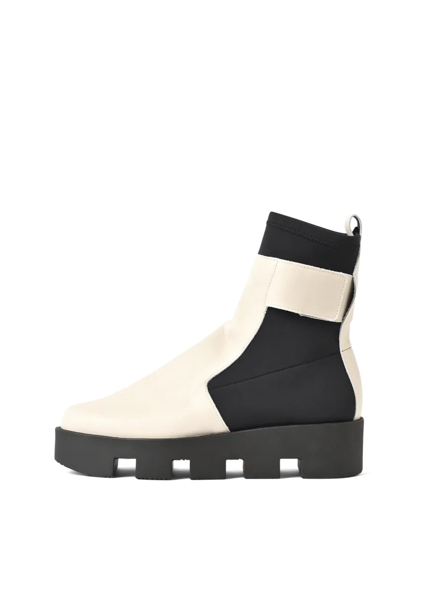 Arche Μπότες Treeck - Άσπρο/Μαύρο - Chic & Simple