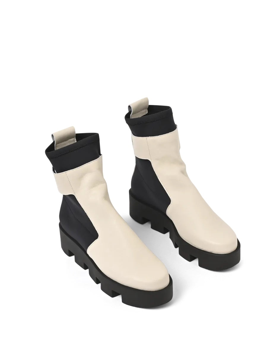Arche Μπότες Treeck - Άσπρο/Μαύρο - Chic & Simple