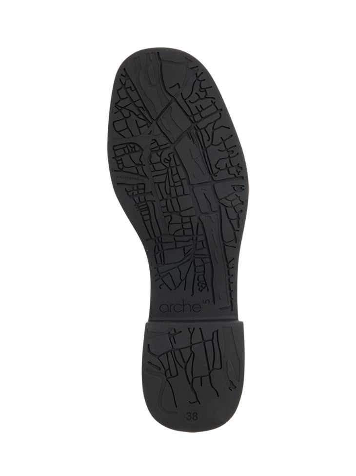 Chic & Simple Arche Loafers Taimok - Noir/Κόκκινο