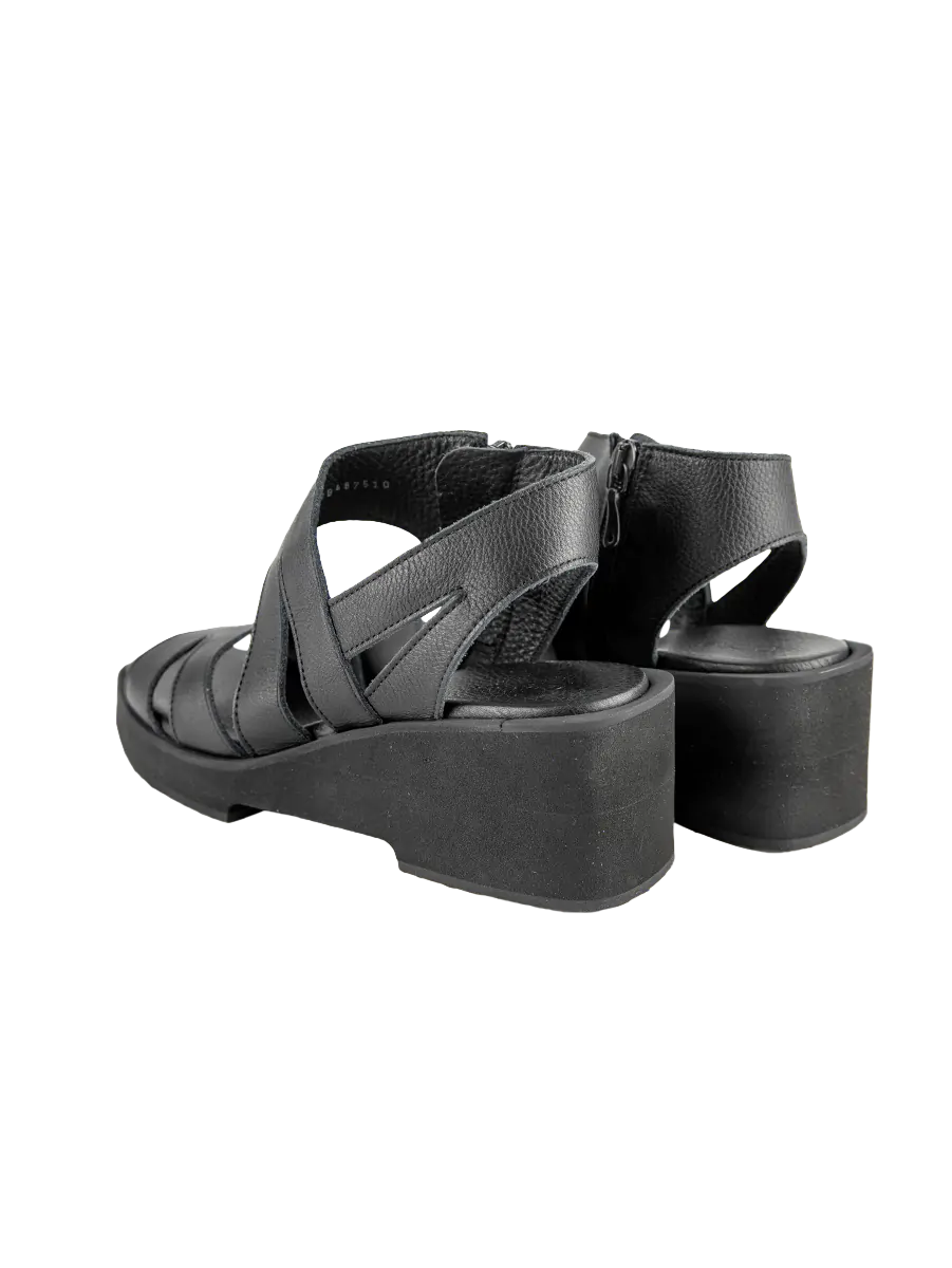 Arche Πέδιλα Πλατφόρμες Rialto - Μαύρα