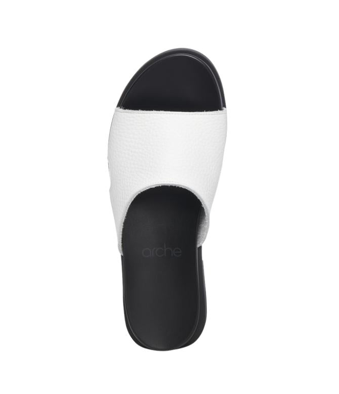 Chic & Simple Arche Slippers Makuzi - White