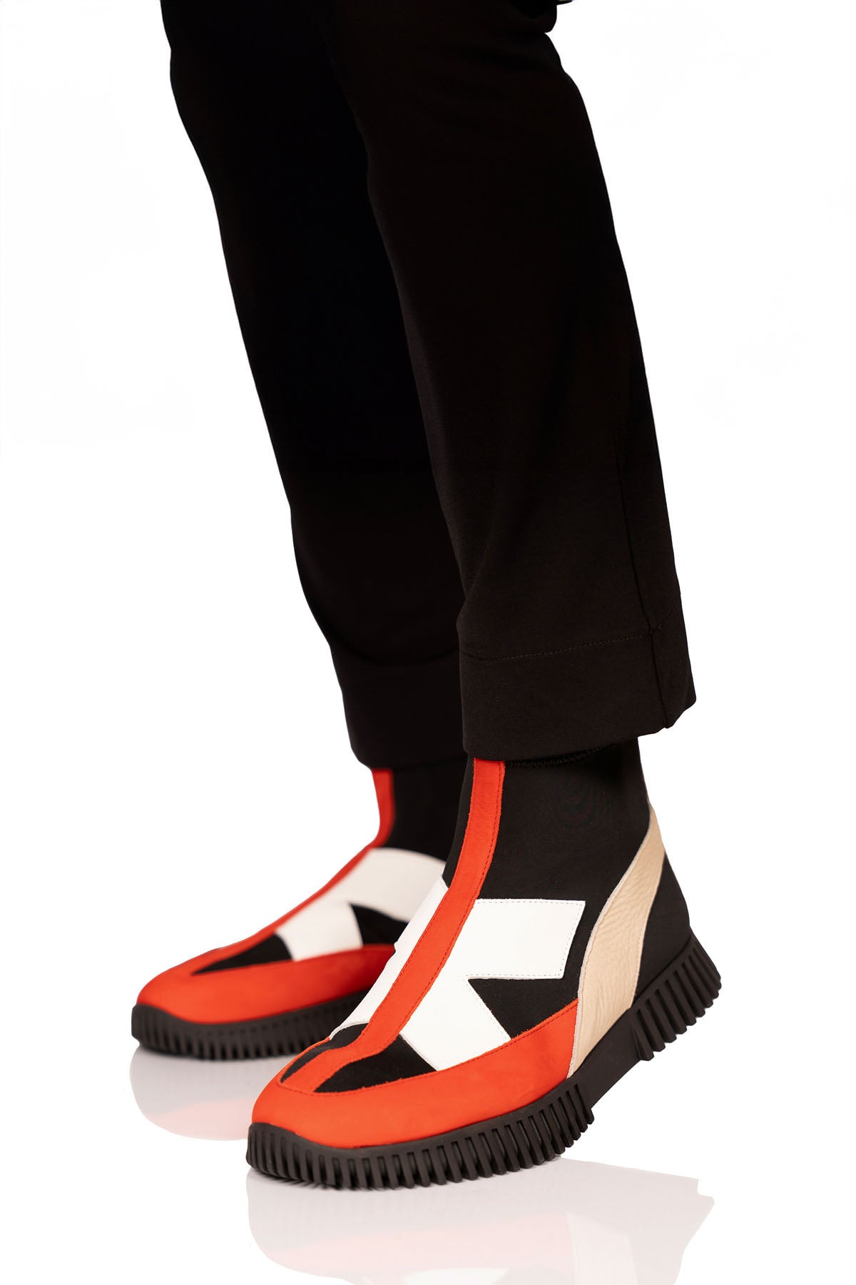 Arche Sneakers Μποτάκια Haveke - Multicolor Pando/Sable/Blanc - Chic & Simple