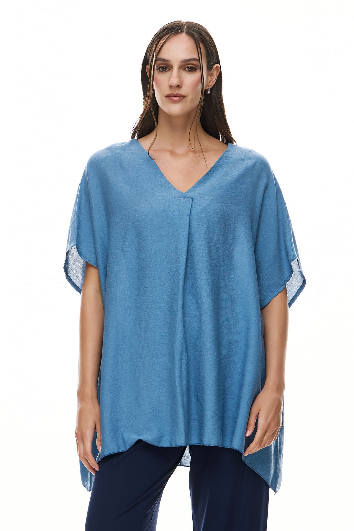 Chic & Simple Γυναικεία Μπλούζα Marion - Μπλε Ραφ