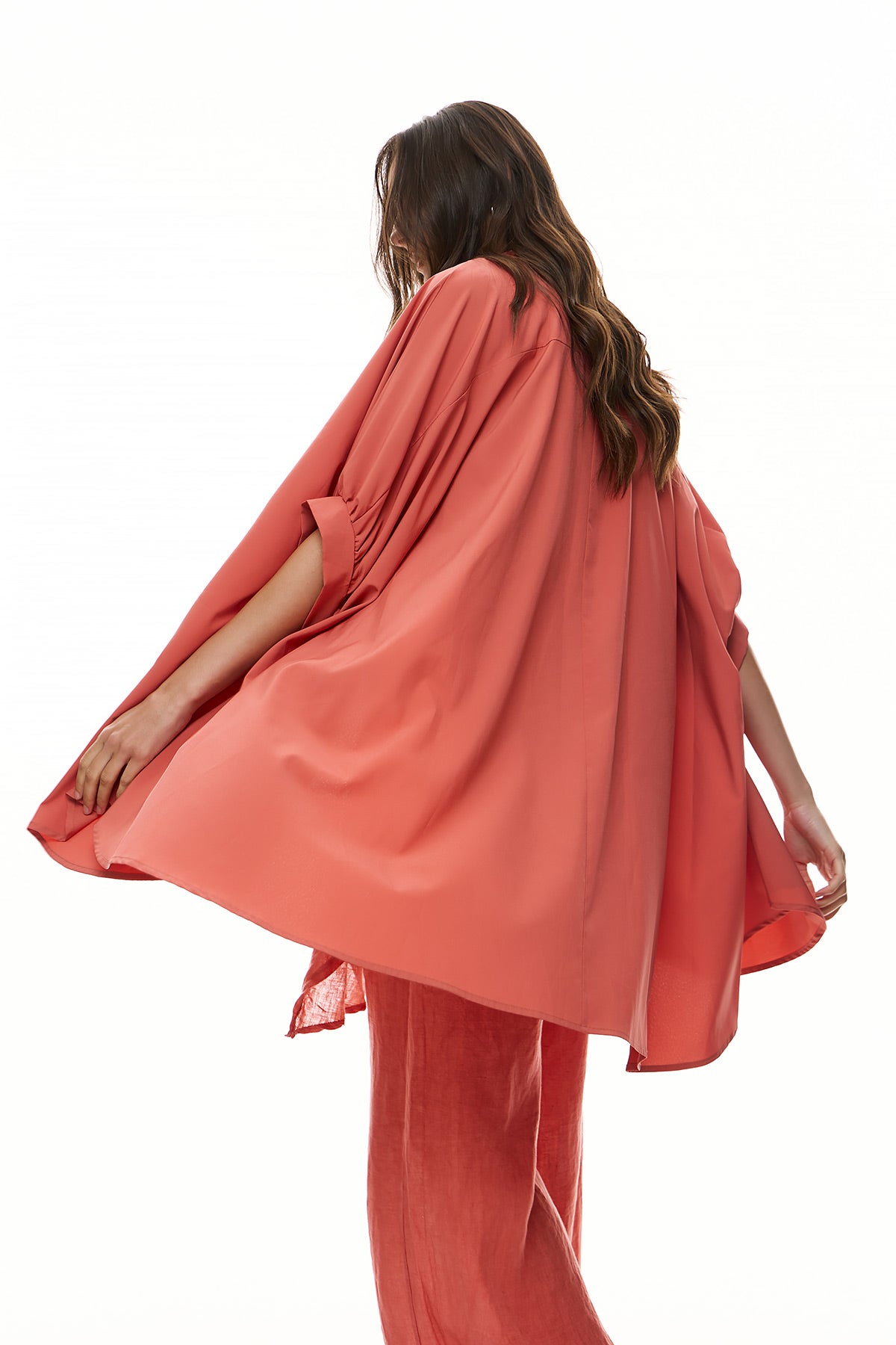 Chic & Simple Γυναικεία Πουκαμίσα Ντένβερ - Κοραλλί