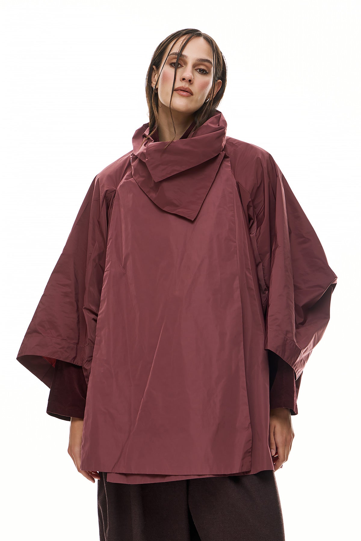 Chic & Simple Γυναικεία Ζακέτα Ferrari - Μπορντό