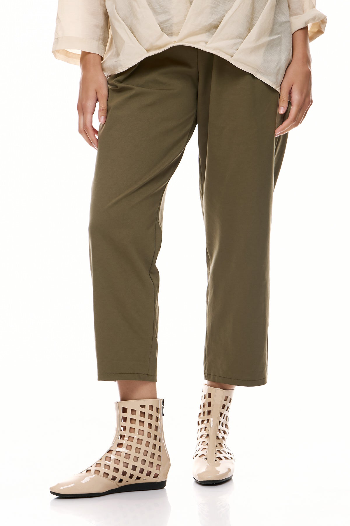 Chic & Simple Γυναικείο Παντελόνι Sotia - Χακί