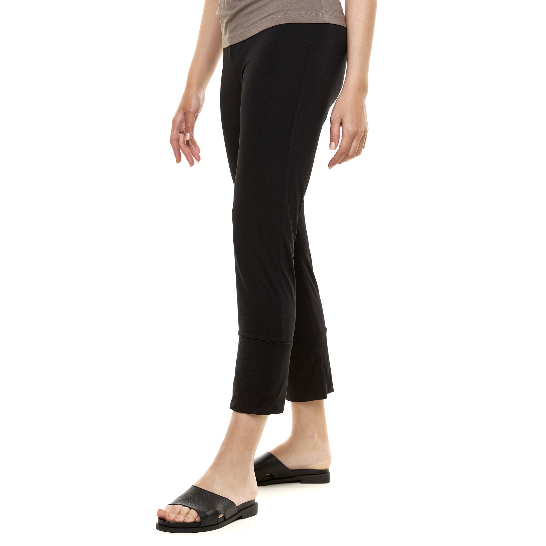 Chic & Simple Παντελόνι Κάρλα Κάπρι - Μαύρο