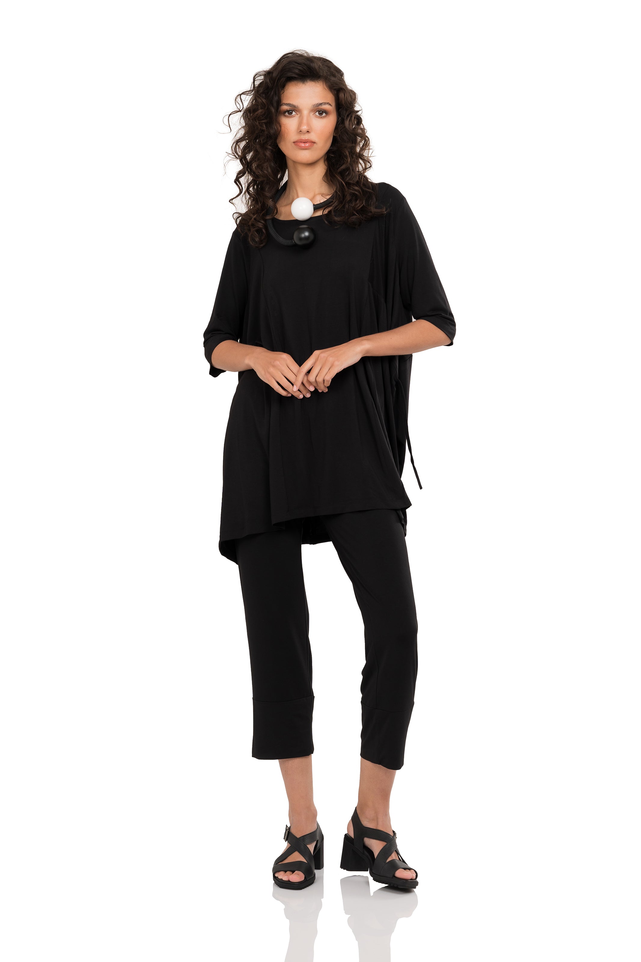 Chic & Simple Συνδυασμός: Μπλούζα και Παντελόνι - Μαύρο