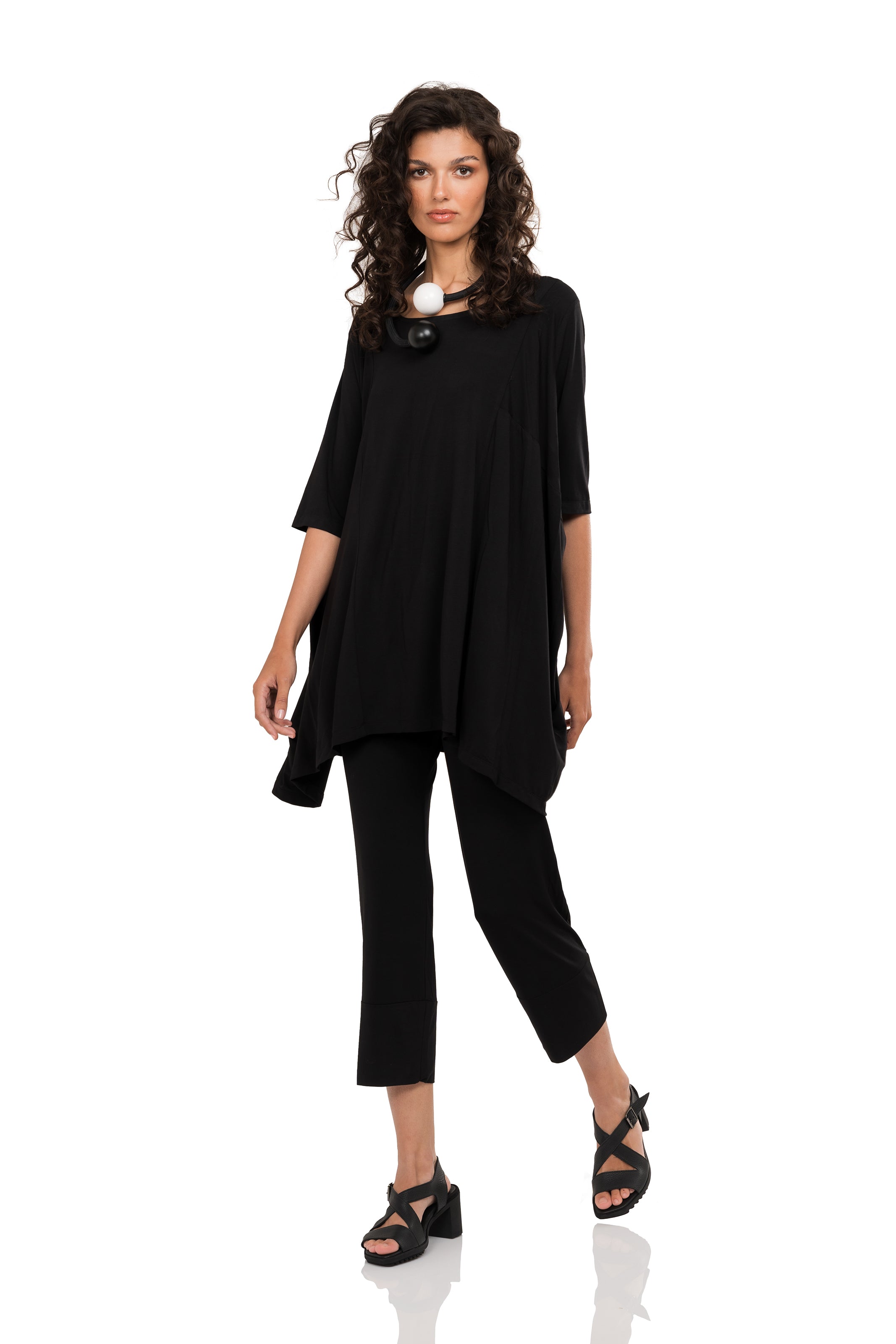 Chic & Simple Συνδυασμός: Μπλούζα και Παντελόνι - Μαύρο