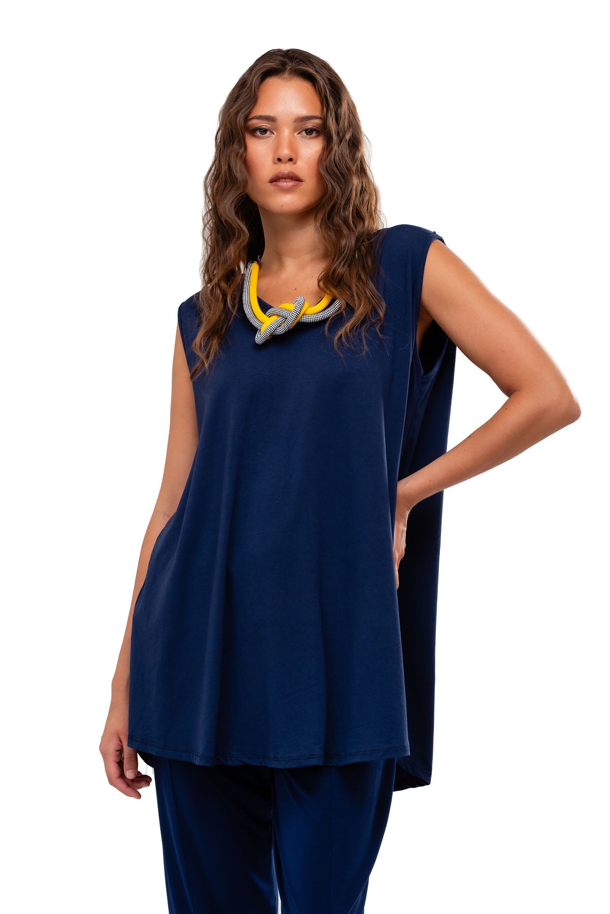 Chic & Simple Tank Top Ελίζα - Μπλε Σκούρο