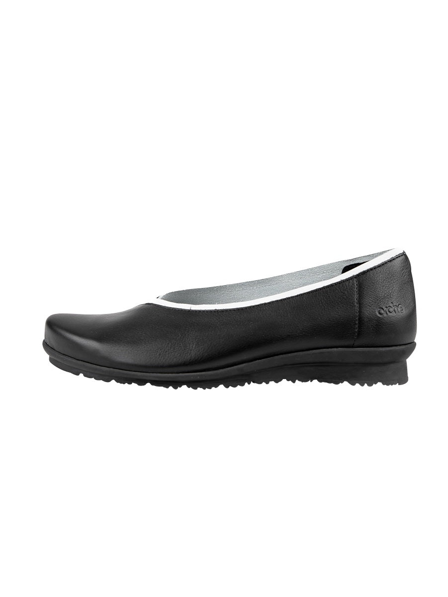 Μπαλαρίνες Baroby - Noir-Blanc