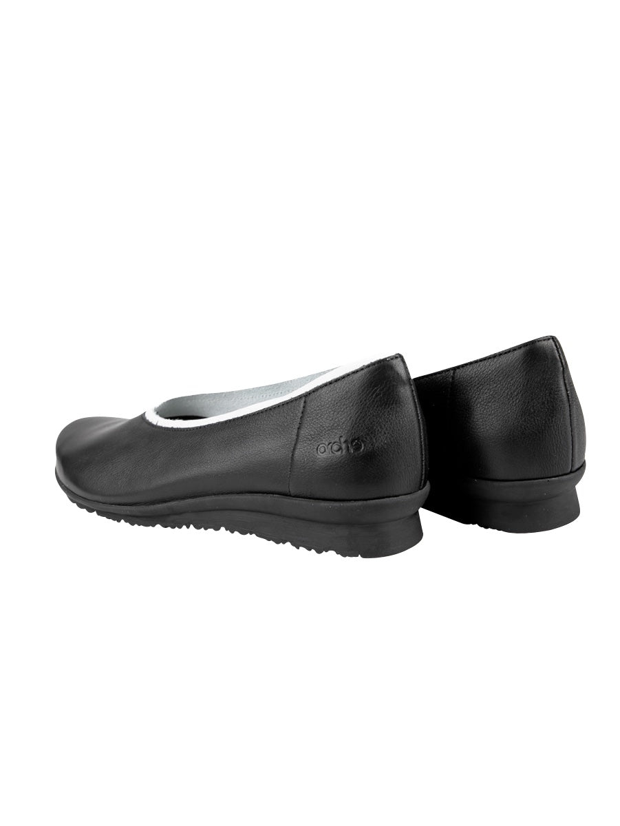 Μπαλαρίνες Baroby - Noir-Blanc