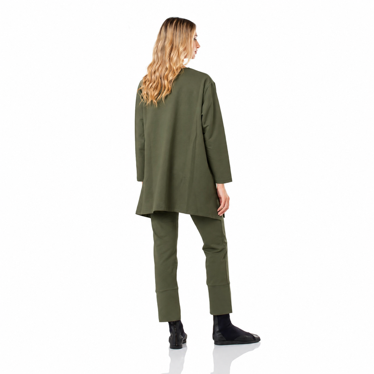 Anna Blouse and Karla Capri Pants Khaki
