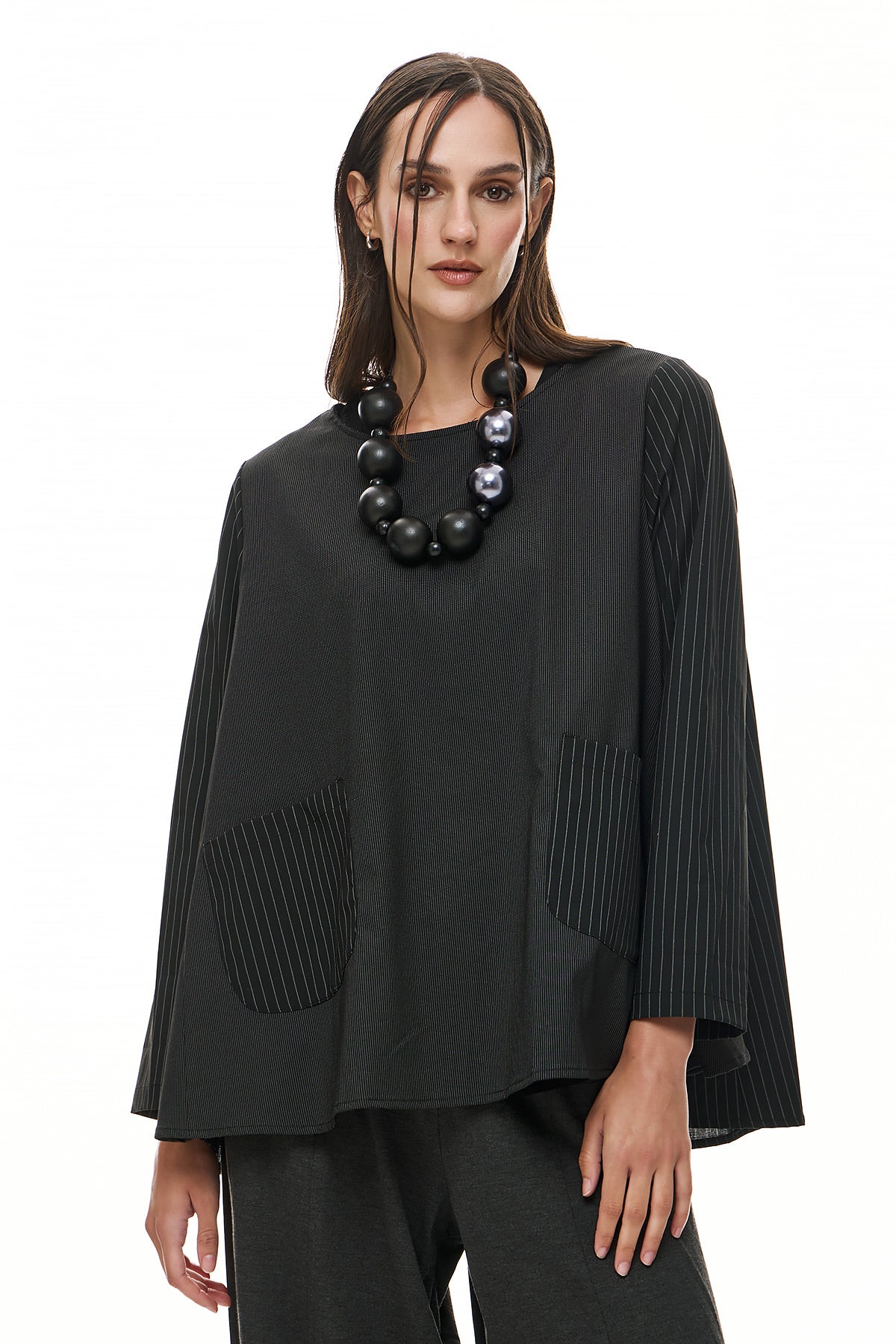 Wendy Trendy Γυναικεία Μπλούζα Shelly - Μαύρη