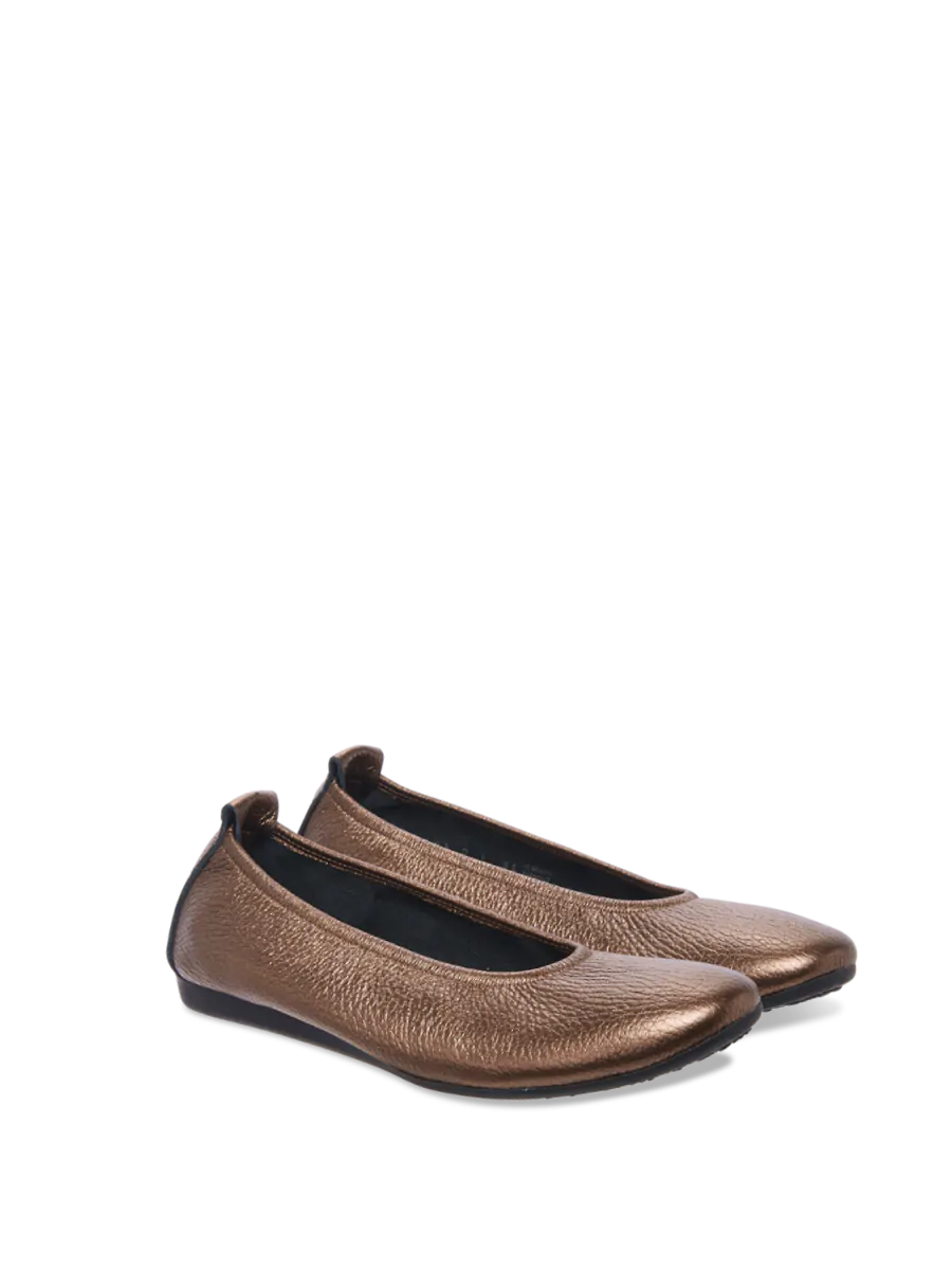 Arche Μπαλαρίνες Laius - Μεταλλικό Bronze - Chic & Simple