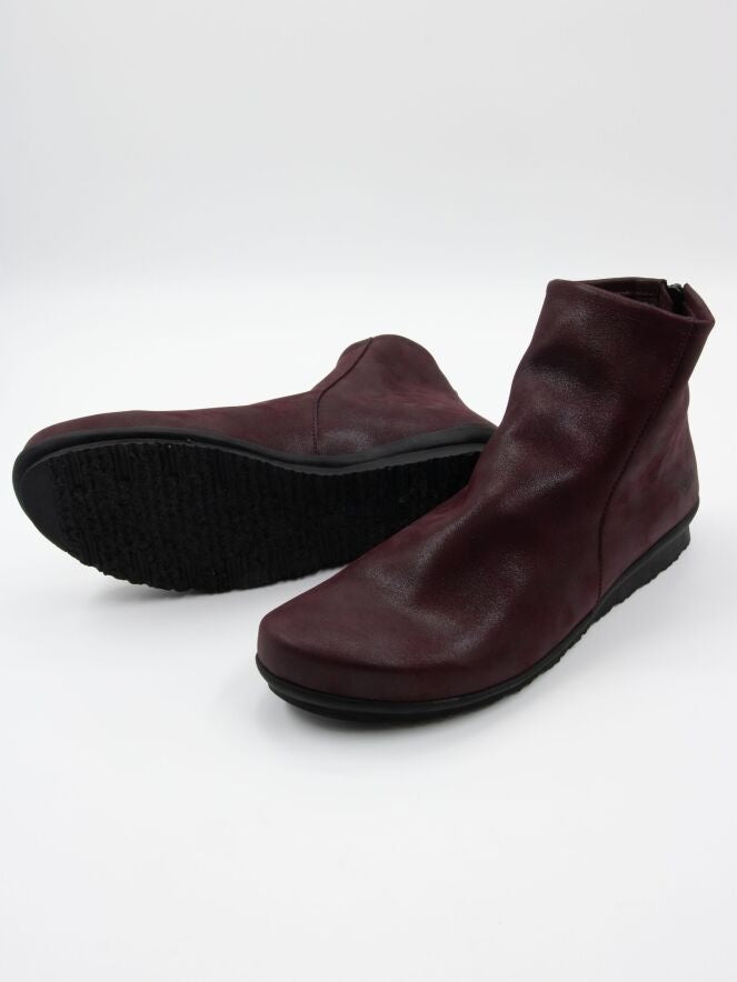 Arche Μποτάκια Αστραγάλου Baryky - Μεταλιζέ Μπορντό - Chic & Simple 