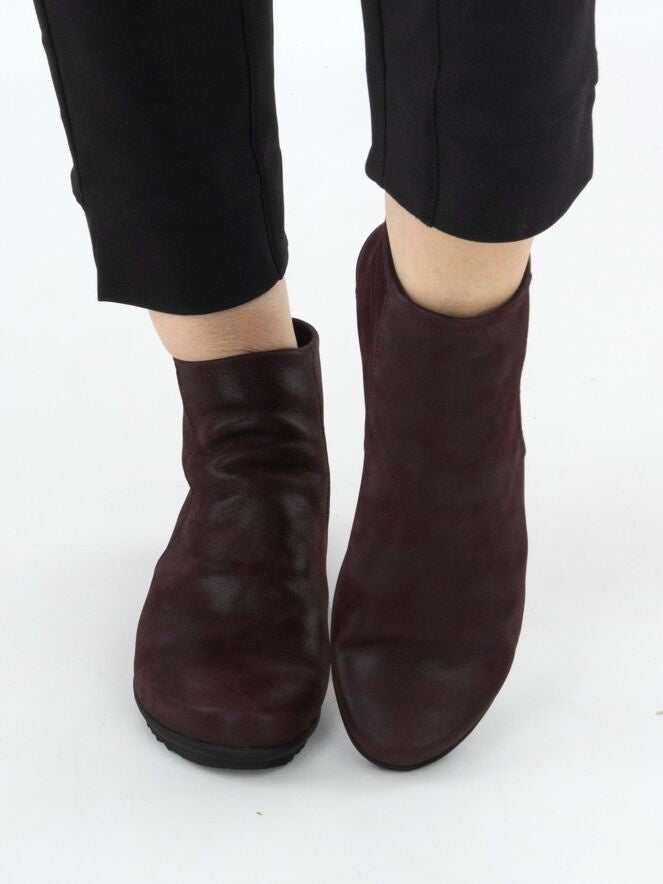 Arche Μποτάκια Αστραγάλου Baryky - Μεταλιζέ Μπορντό - Chic & Simple 
