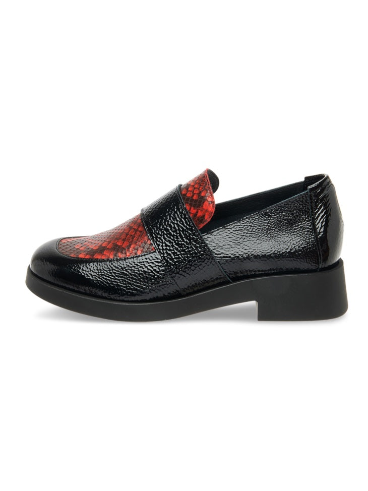 Chic & Simple Arche Loafers Taimok - Noir/Red