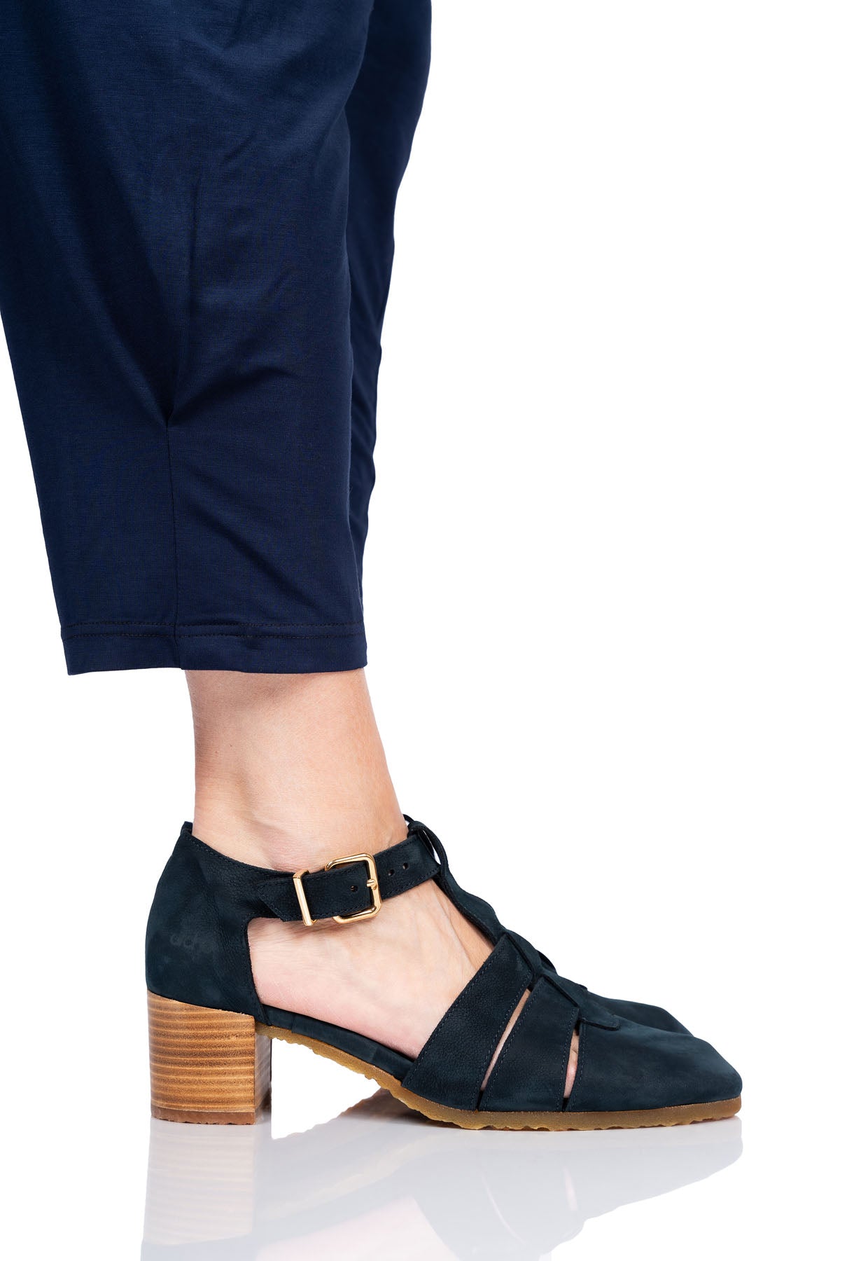 Arche Souahm Heeled Loafers - Dark Blue - Chic & Simple