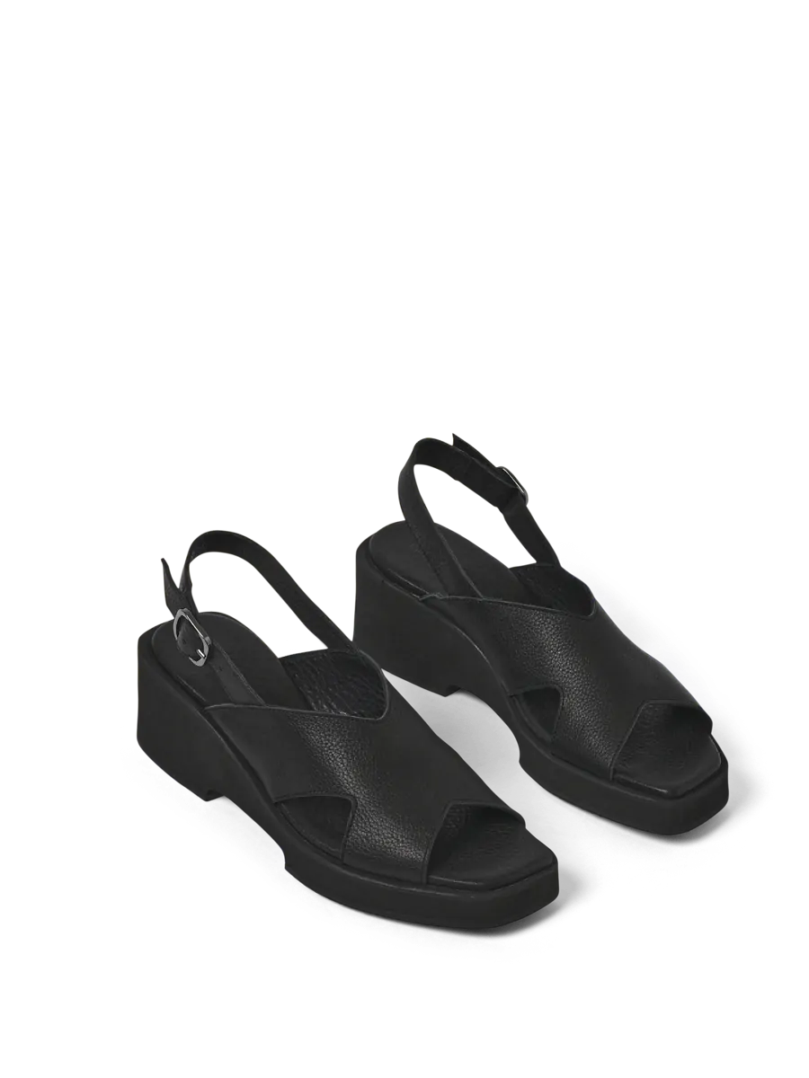 Arche Πλατφόρμες Rialea - Μαύρες - Chic & Simple