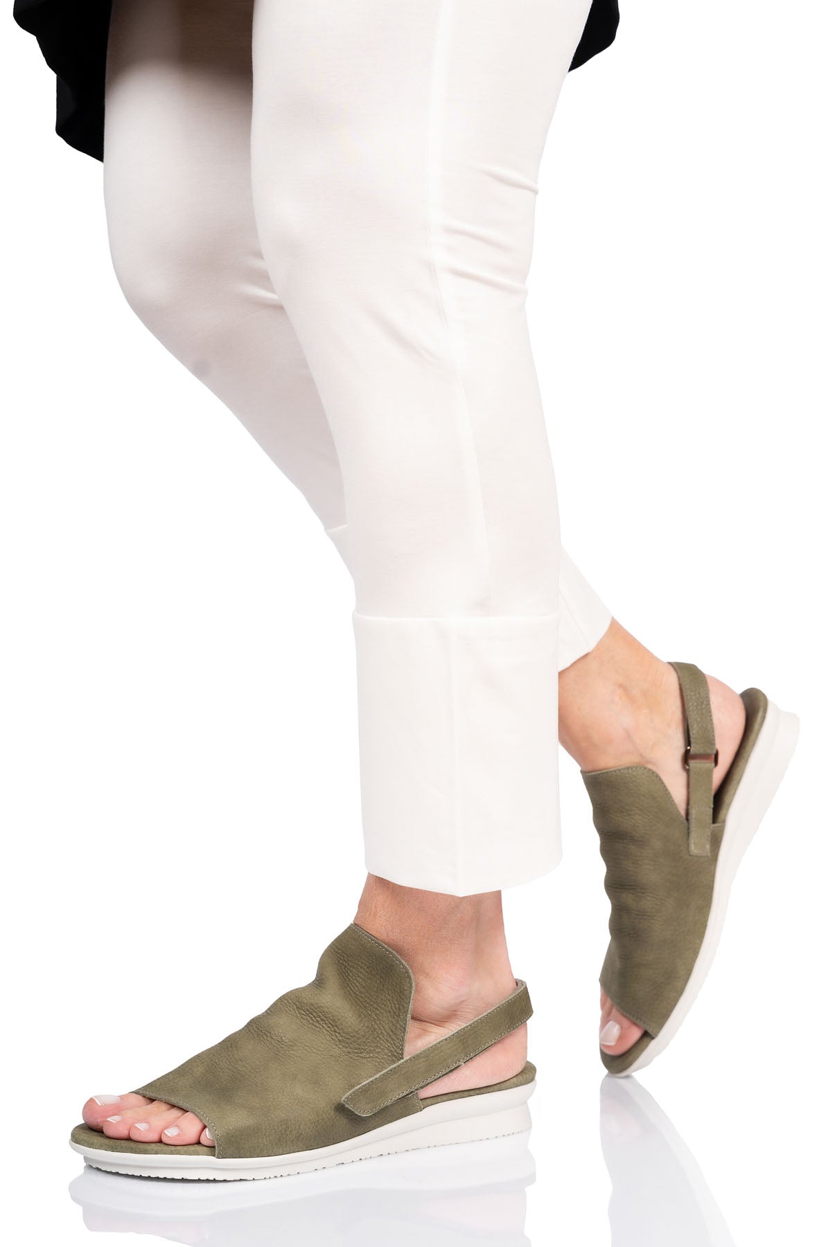 Arche Audaly Sandals - Khaki - Chic & Simple