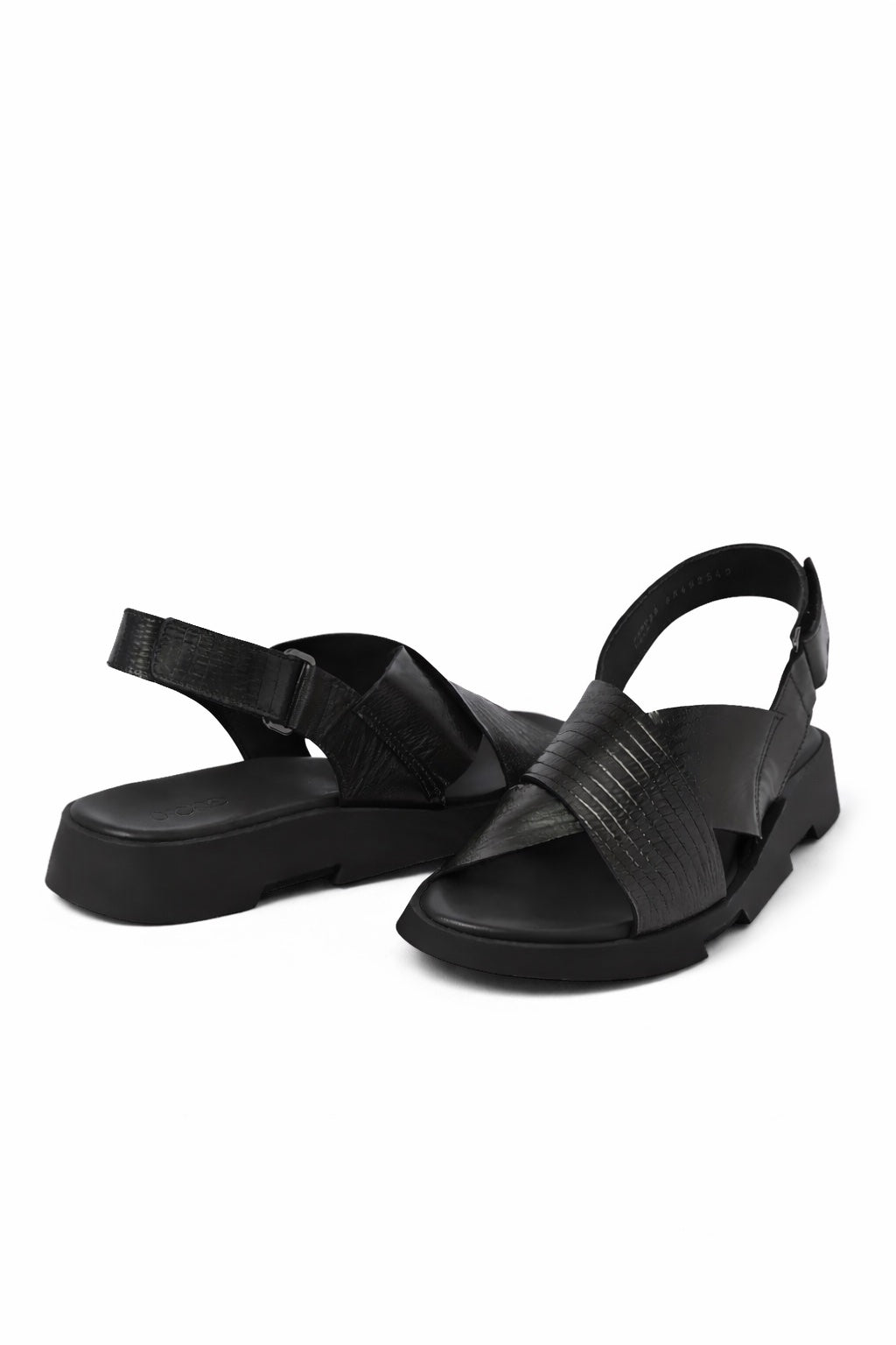 Arche Σανδάλια Vakzoo - Μαύρα Λουστρίν - Chic & Simple