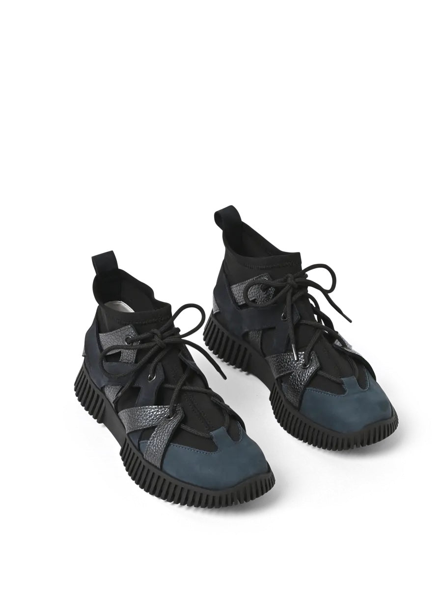 Arche Sneakers Havata - Multicolor Μπλε/Μαύρο/Ασημί - Chic & Simple 