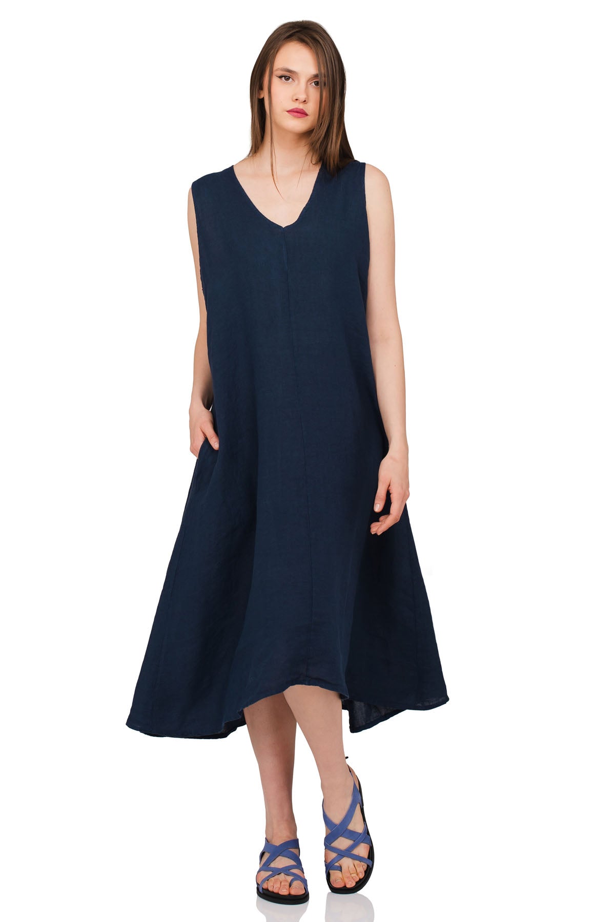Chic & Simple Φόρεμα Bella - Μπλε Σκούρο