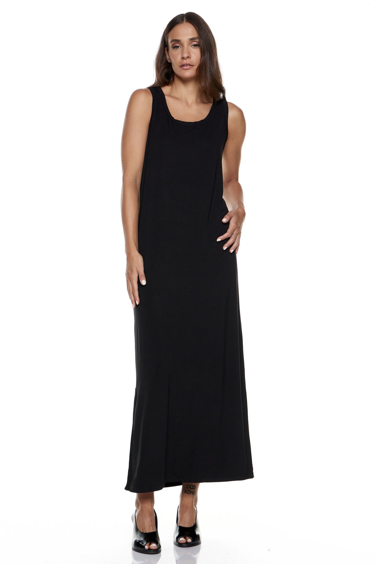 Chic & Simple Φόρεμα (Basics) Φατιόνα - Μαύρο