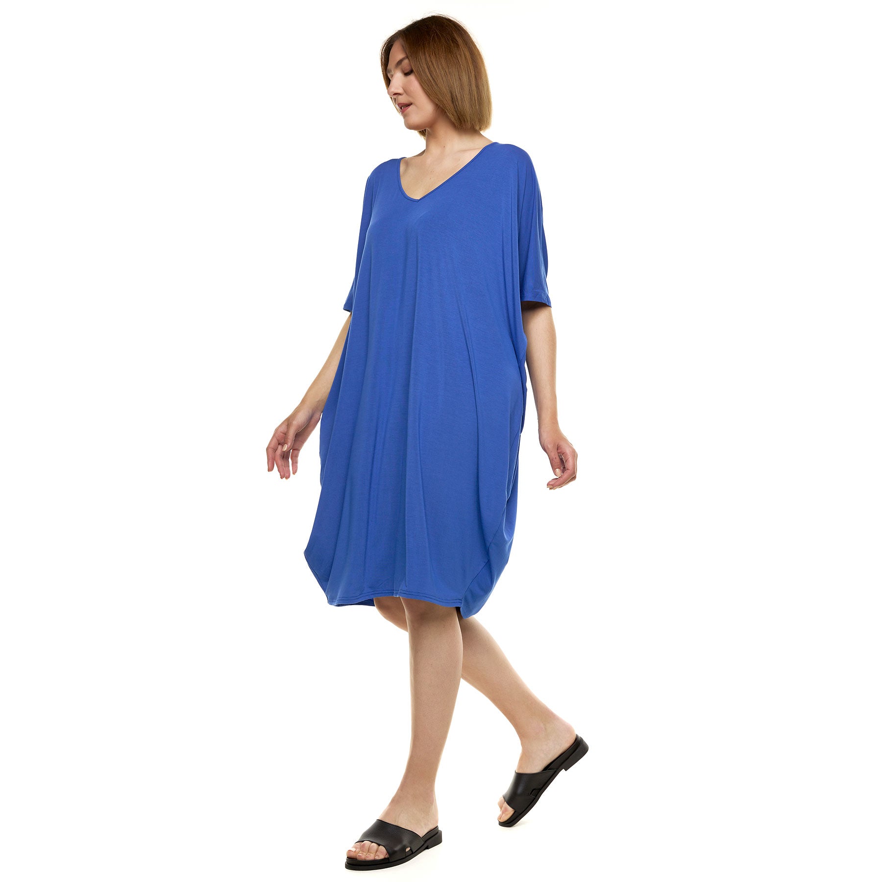 Chic & Simple Vilma Dress - Blue Rois