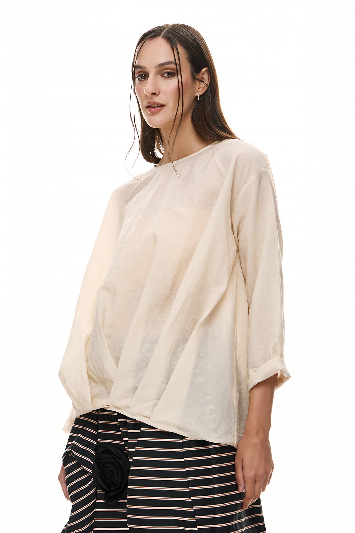 Chic & Simple Women's Blouse Fay - Vanilla