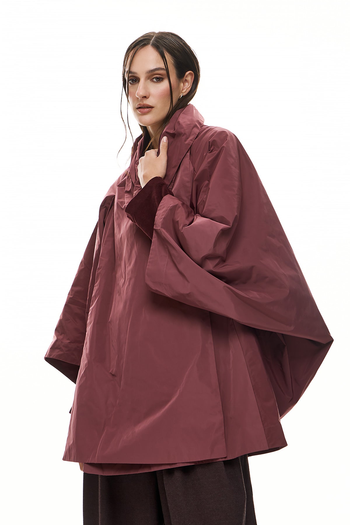 Chic & Simple Γυναικεία Ζακέτα Ferrari - Μπορντό