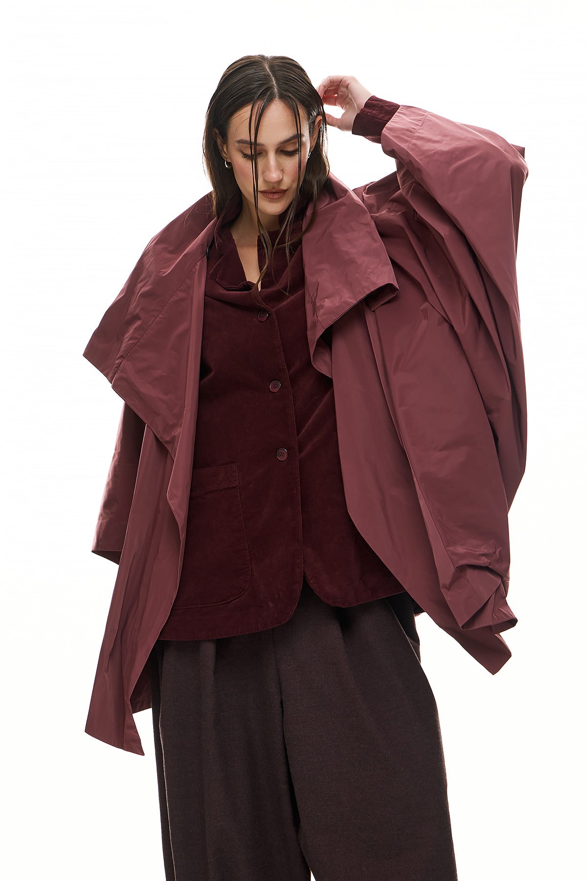 Chic & Simple Women's Ferrari Jacket - Bordeaux