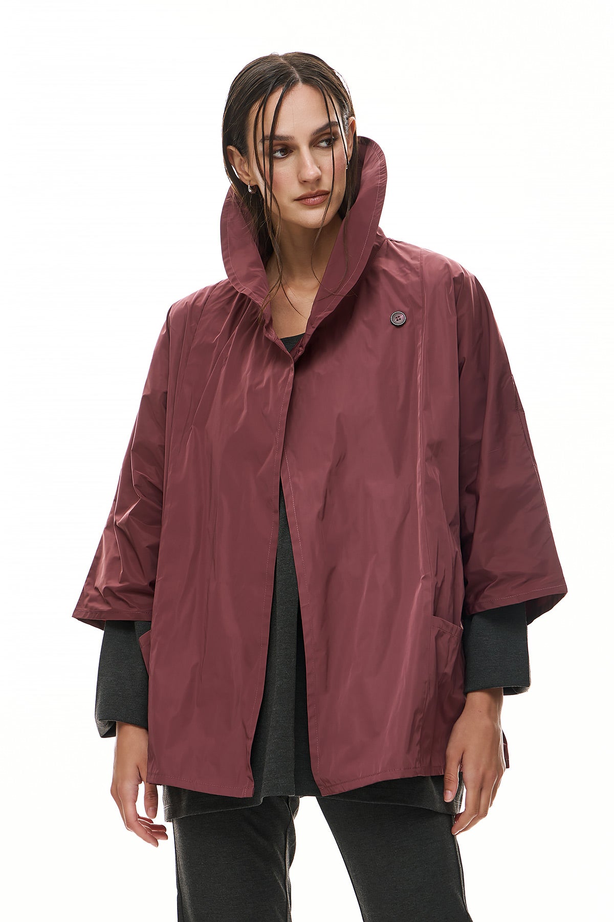 Chic & Simple Women's Ferrari Jacket - Bordeaux