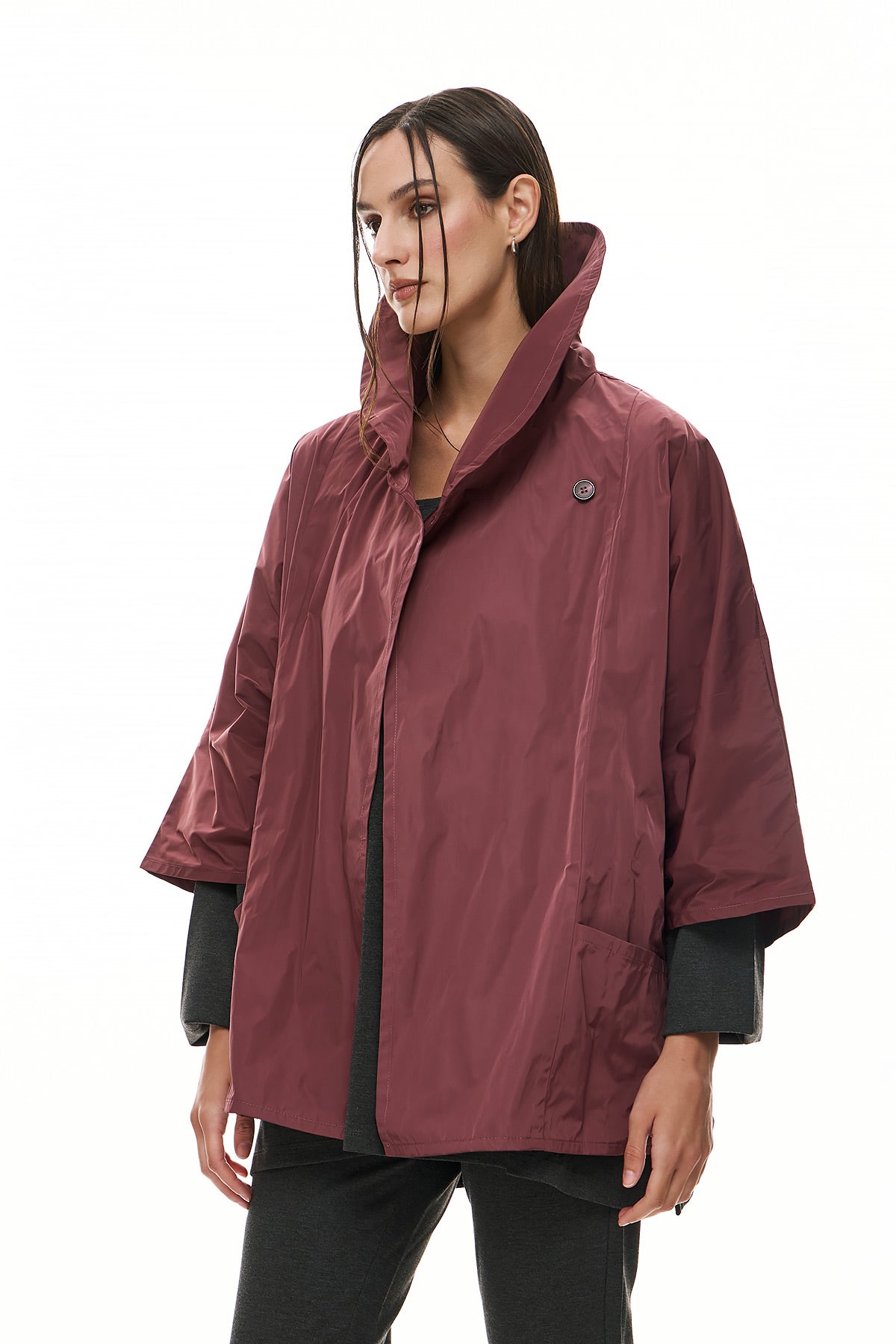 Chic & Simple Women's Ferrari Jacket - Bordeaux