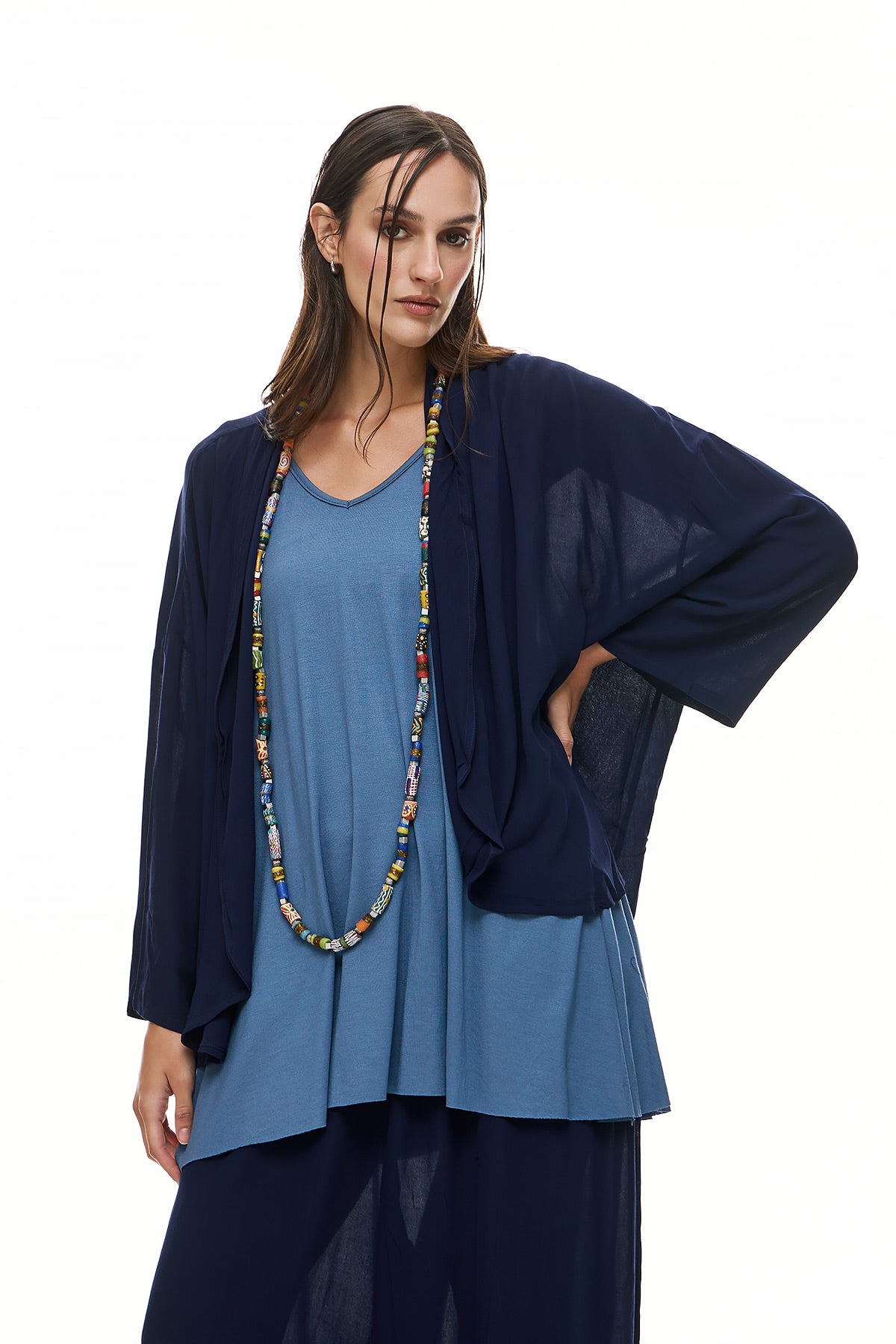 Chic & Simple Women's Cardigan Martha - Dark Blue