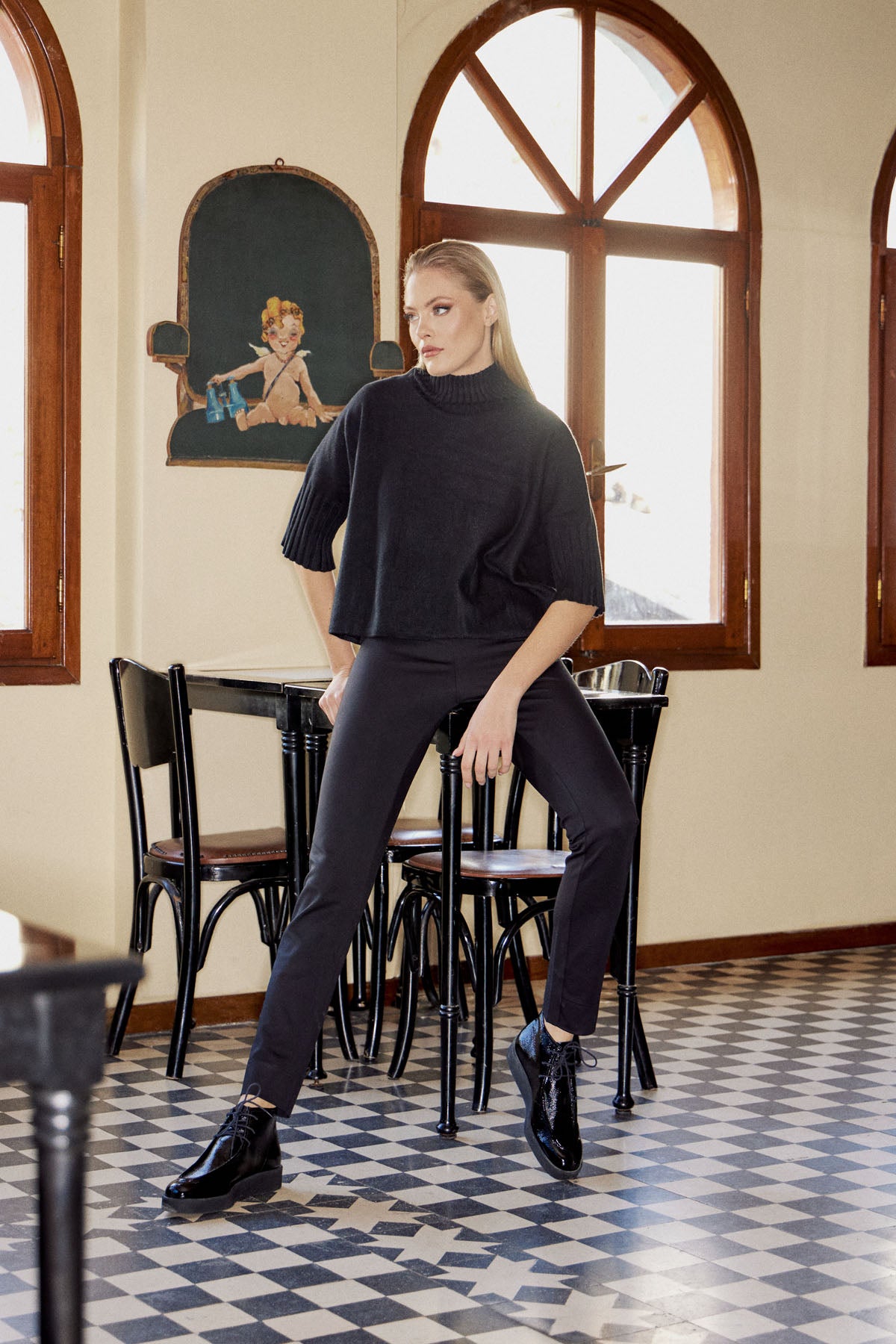 Star Pants - Black - CHIC & SIMPLE