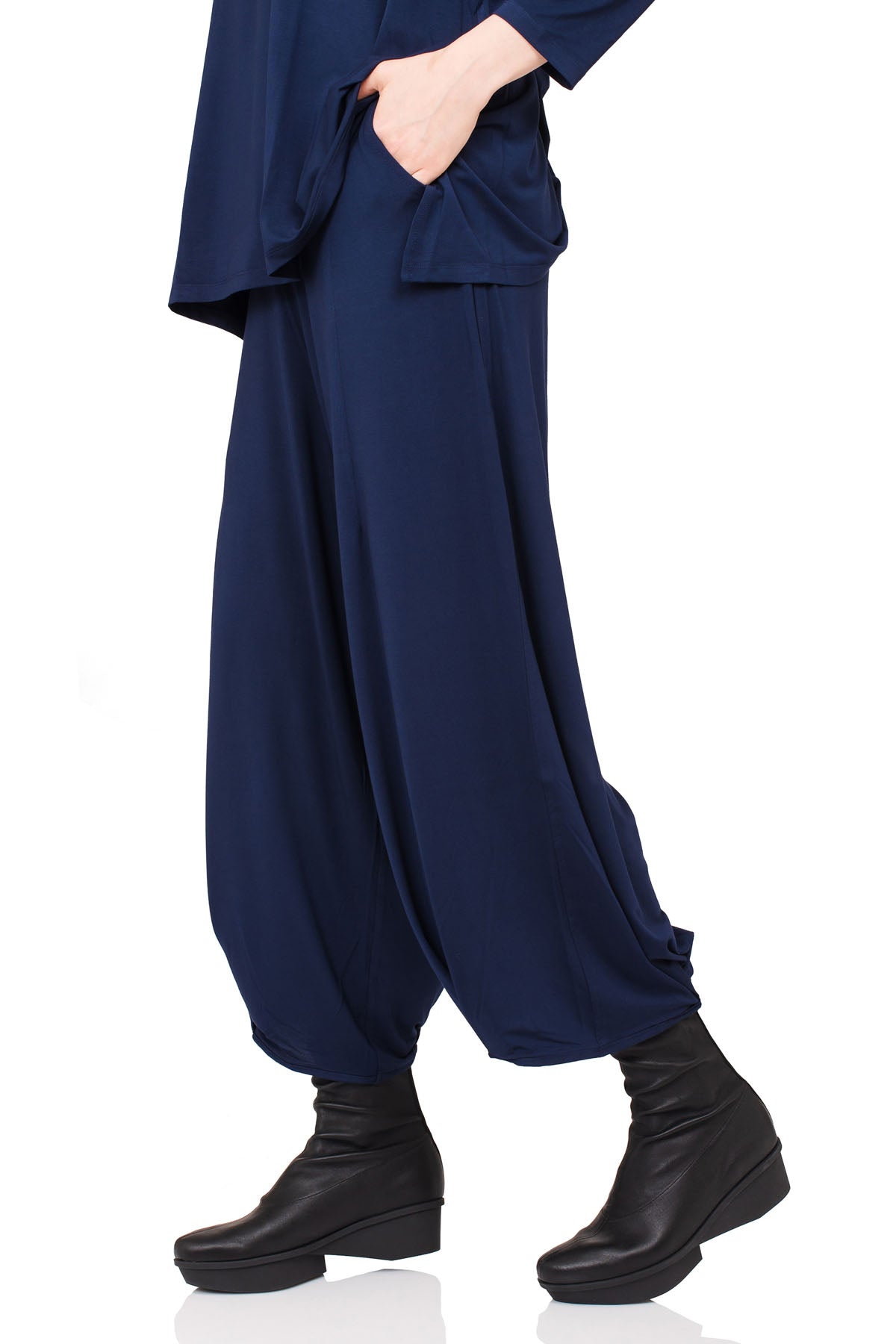 Chic & Simple Συνδυασμός Μπλούζα Άννα & Παντελόνι Αριάδνη - Μπλε Σκούρο