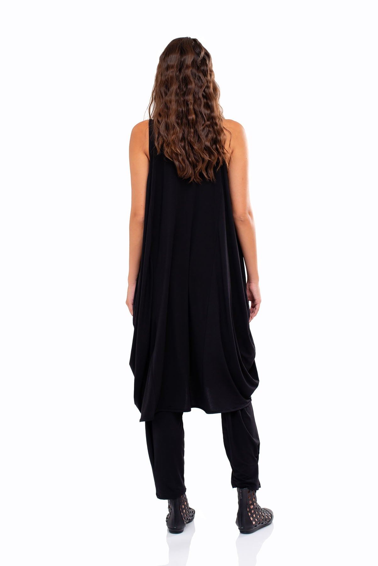 Chic & Simple Dress & Pants & Shoes Combination - Black Arche