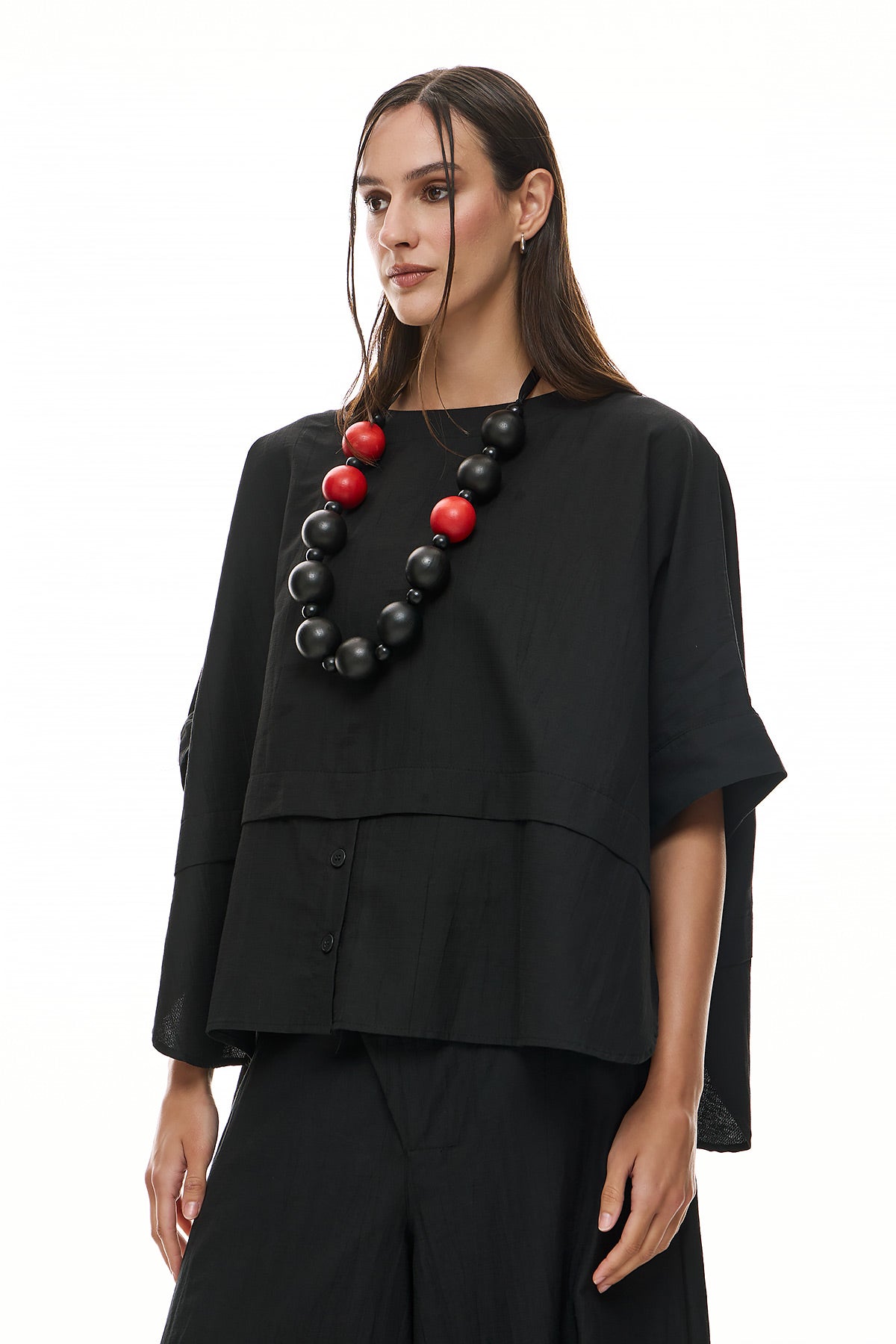 Combination with Wendy Trendy Blouse & Chic & Simple Pants - Black