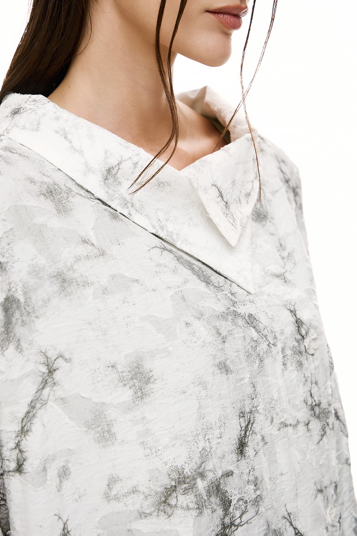 Wendy Trendy Women's Cardigan Heidi - White with Khaki