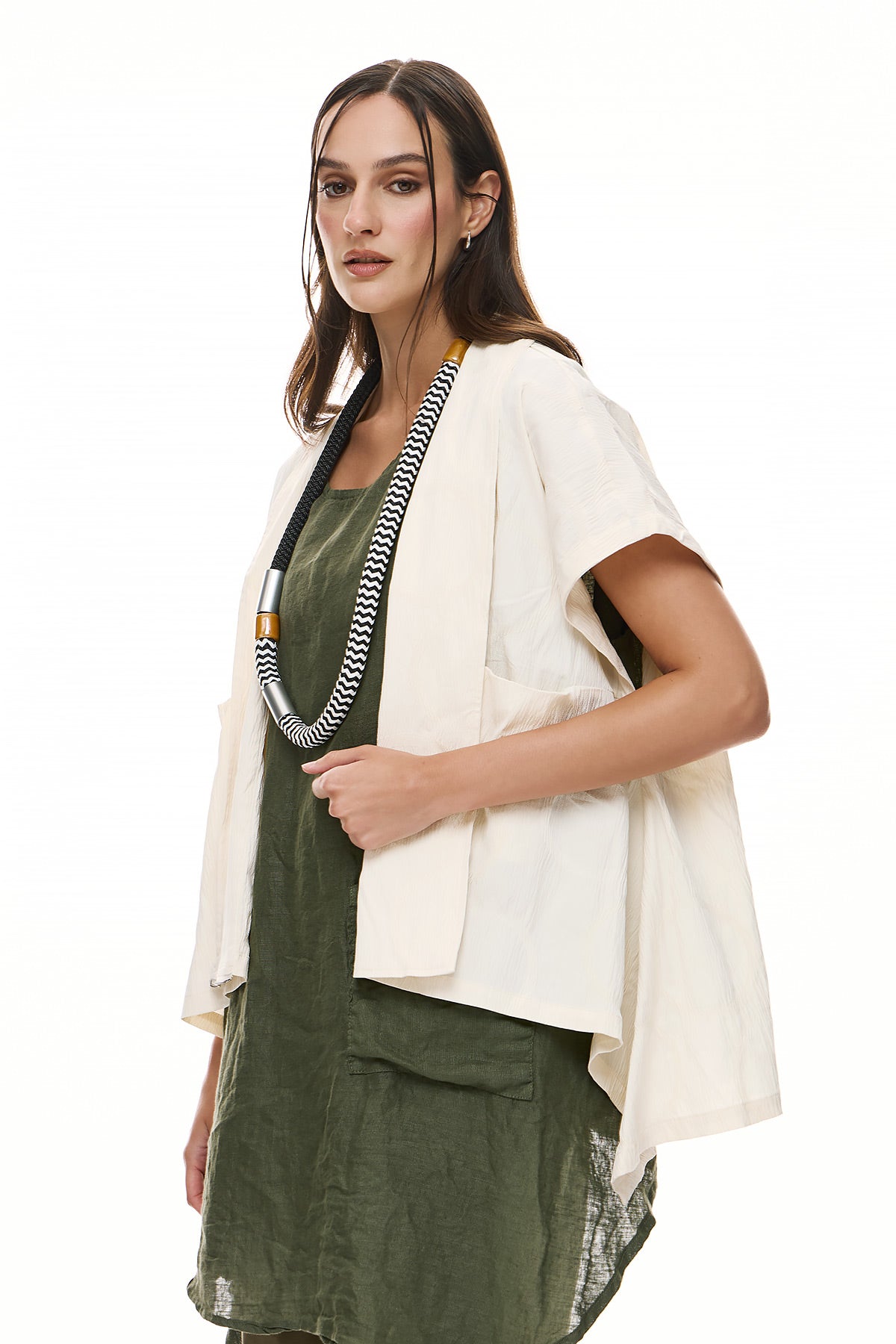 Wendy Trendy Women's Vest Aria - Vanilla