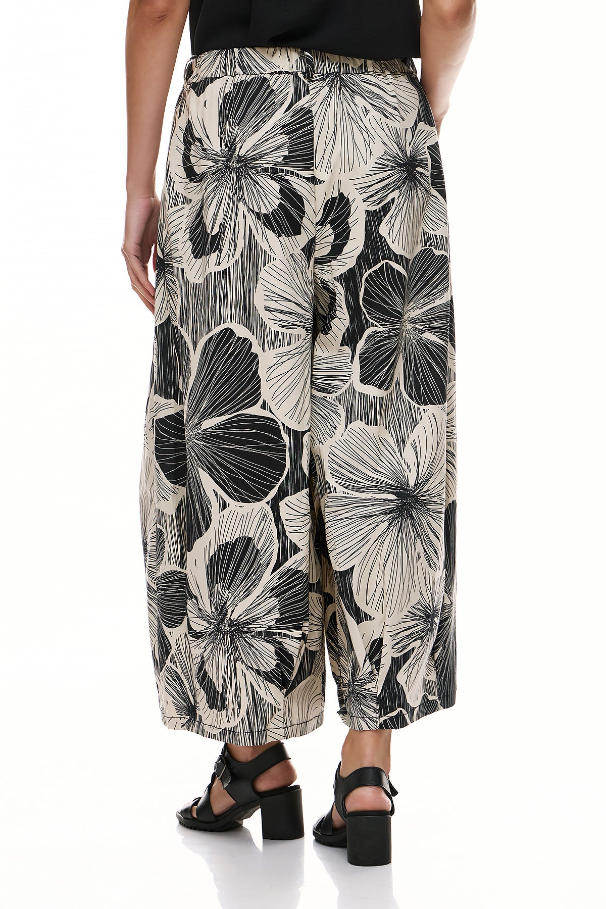 Wendy Trendy Women's Pants Dorothy - Black/Vanilla