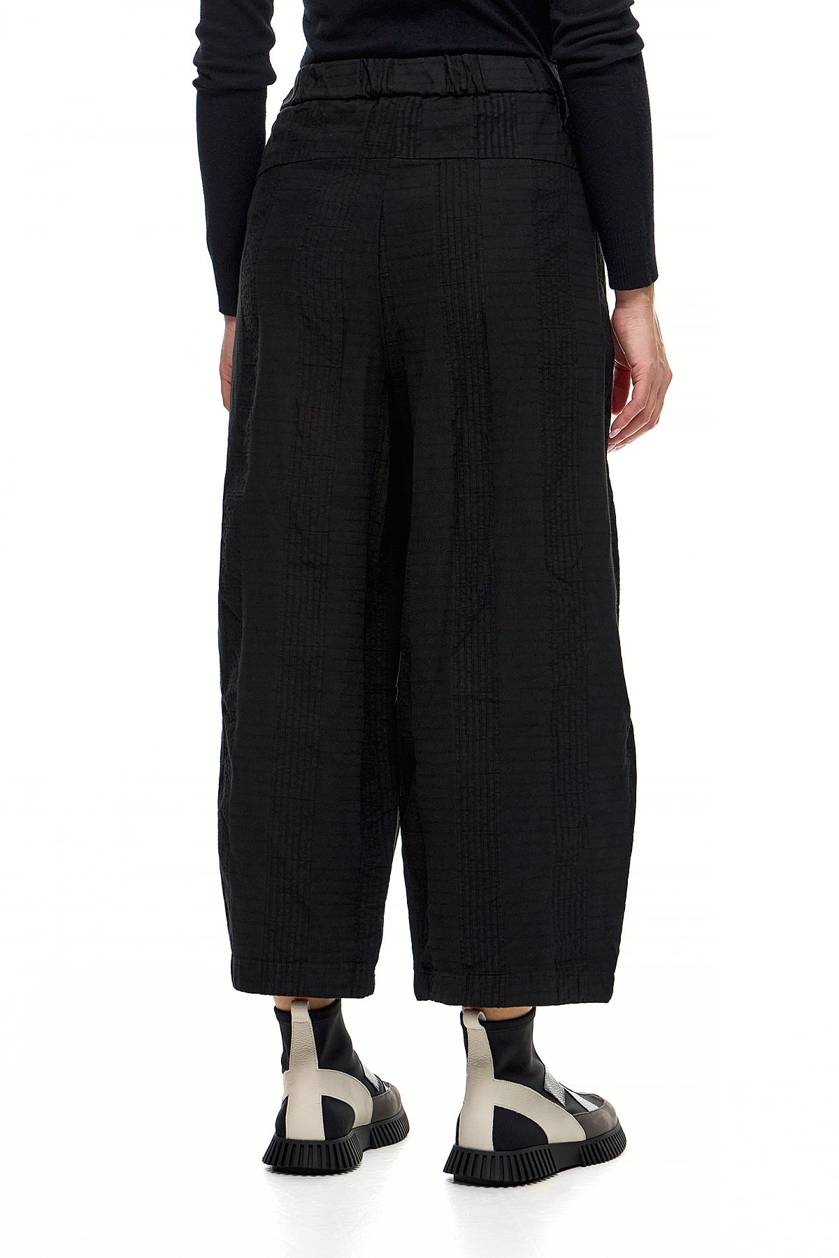 Wendy Trendy Γυναικείο Παντελόνι Irma - Μαύρο - Chic & Simple 