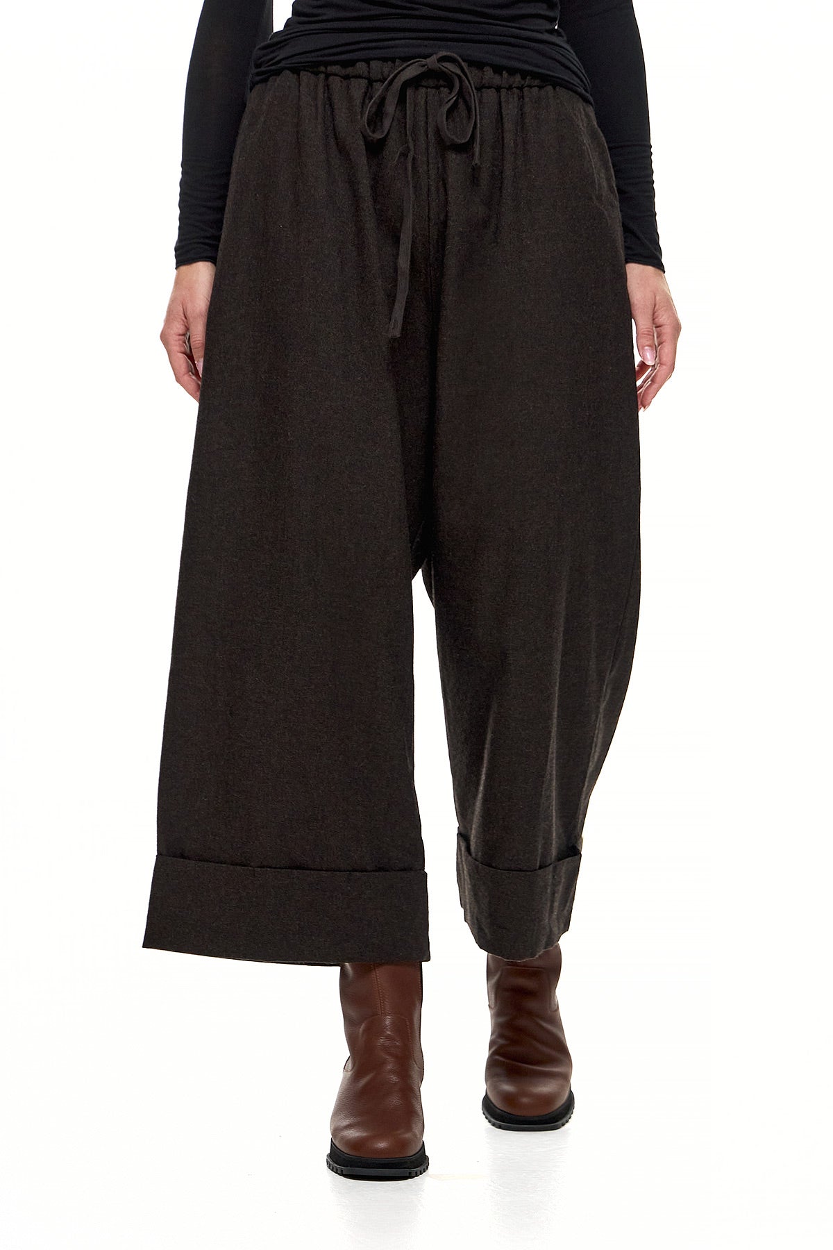 Wendy Trendy Γυναικείο Παντελόνι Persian - Καφέ Σκούρο - Chic & Simple