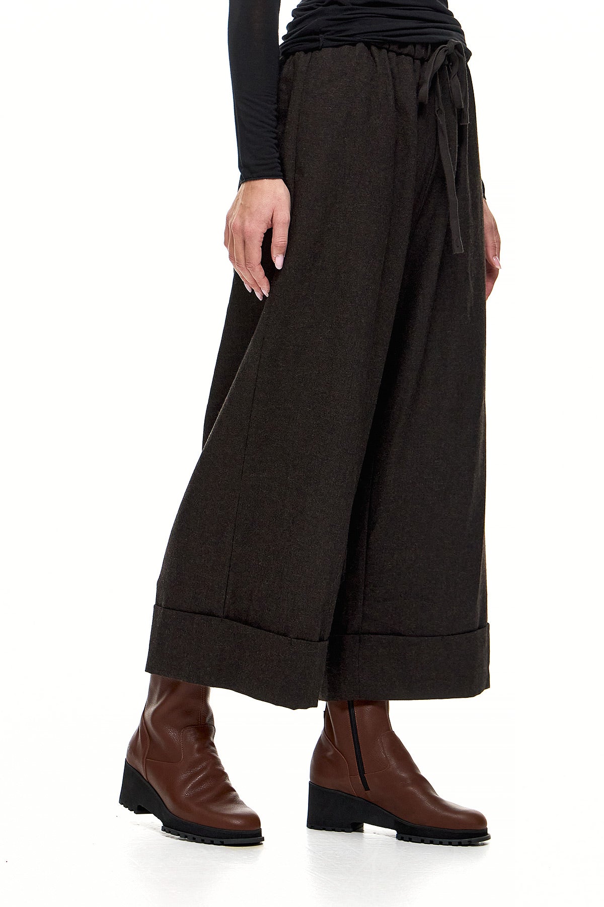 Wendy Trendy Γυναικείο Παντελόνι Persian - Καφέ Σκούρο - Chic & Simple