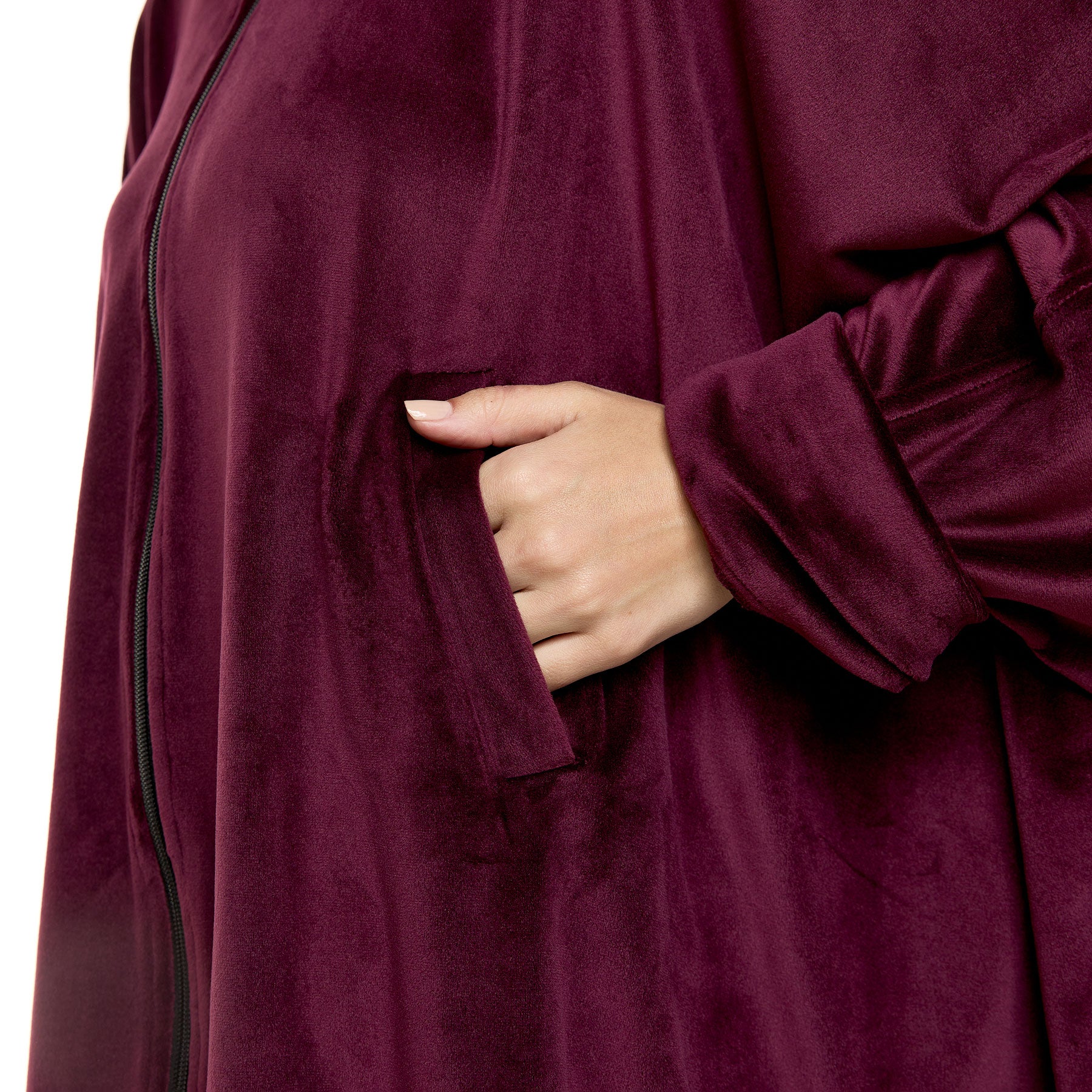 Chic & Simple Cape Katerina Cardigan - Bordeaux