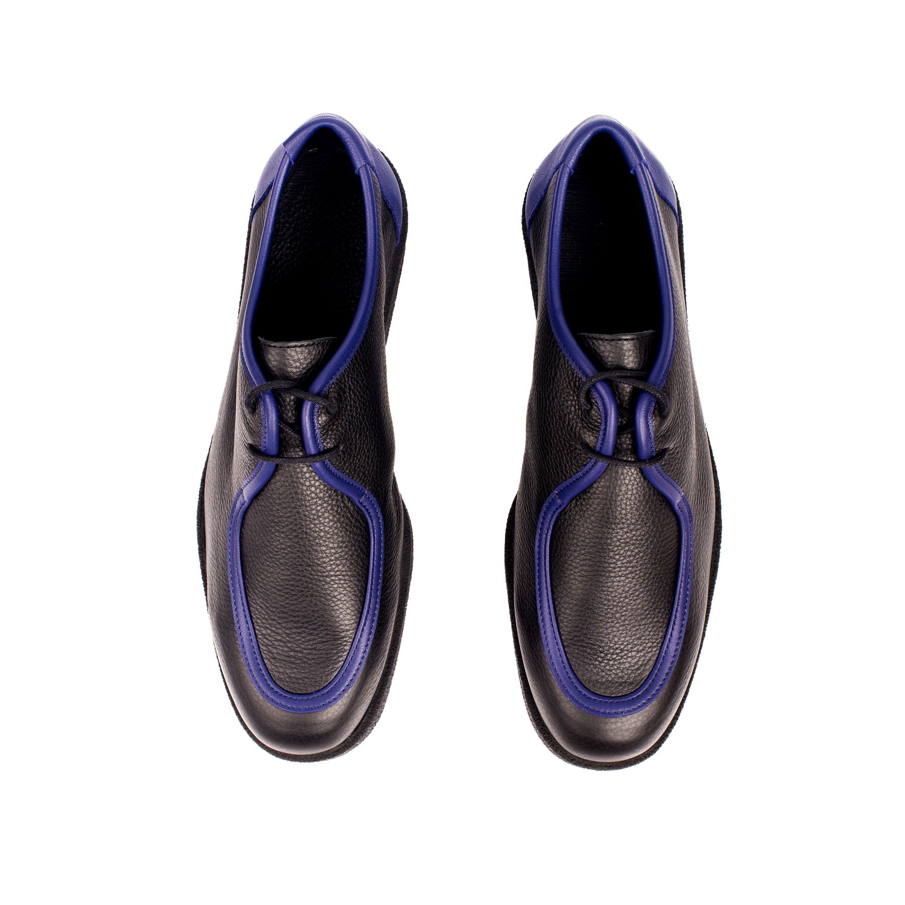 Arche Deta Comale Trotters Moccasins - Noir / Blue - Chic & Simple
