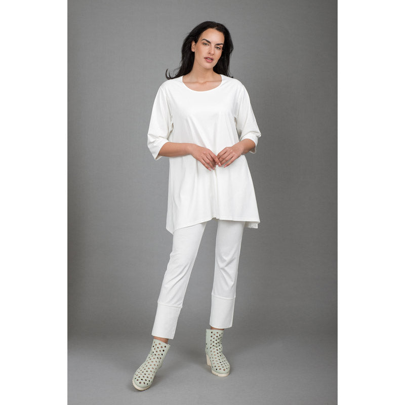 Anna Blouse & Karla Capri Pants - Ecru - CHIC & SIMPLE